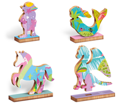 Jednorožec - drevené puzzle