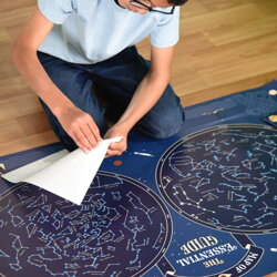 Mapa oblohy - plagát s nálepkami