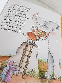 Tafiti a slonie mláďa