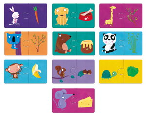 Logické dvojice Čo jedia zvieratká?