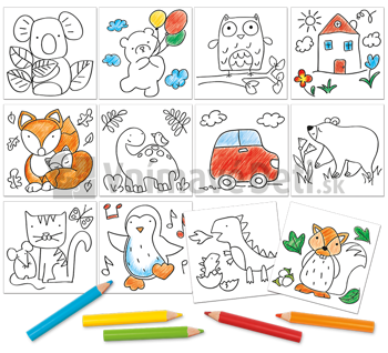 Vyfarbovanie farbičkami