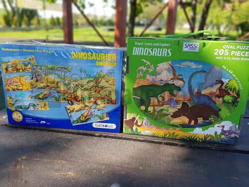 puzzle dinosaury