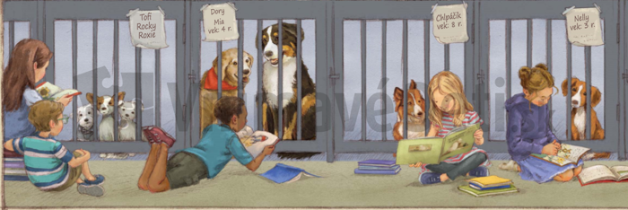 Magdaléna a zvieratá v útulku