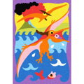 Dinosaury - obrázky na maľovanie pieskom