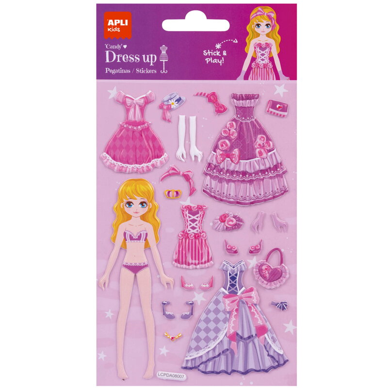 Obleč Candy s 3D nálepkami