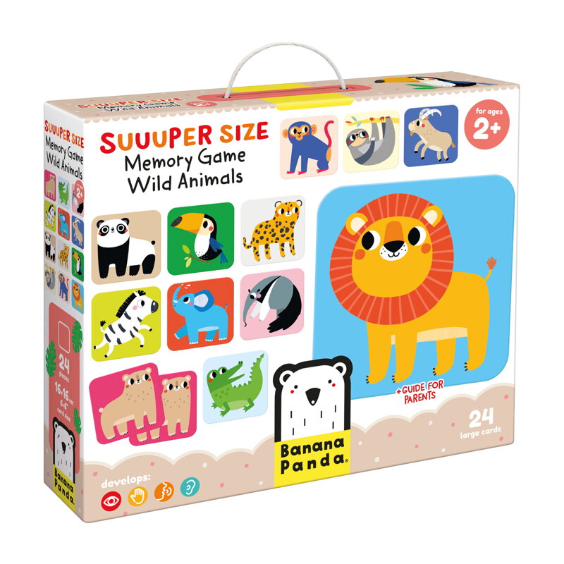 Suuuper veľké pexeso Divoké zvieratá