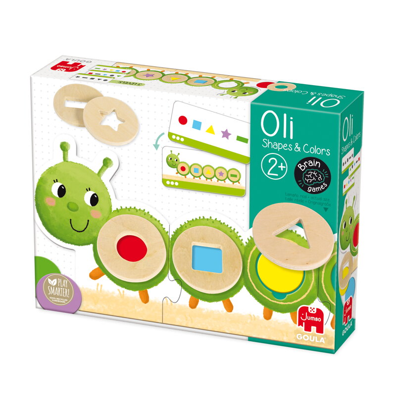 Tvary a farby - húsenička Oli