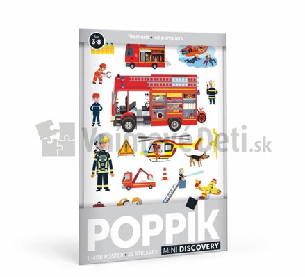 Objavuj svet hasičov - plagát s nálepkami