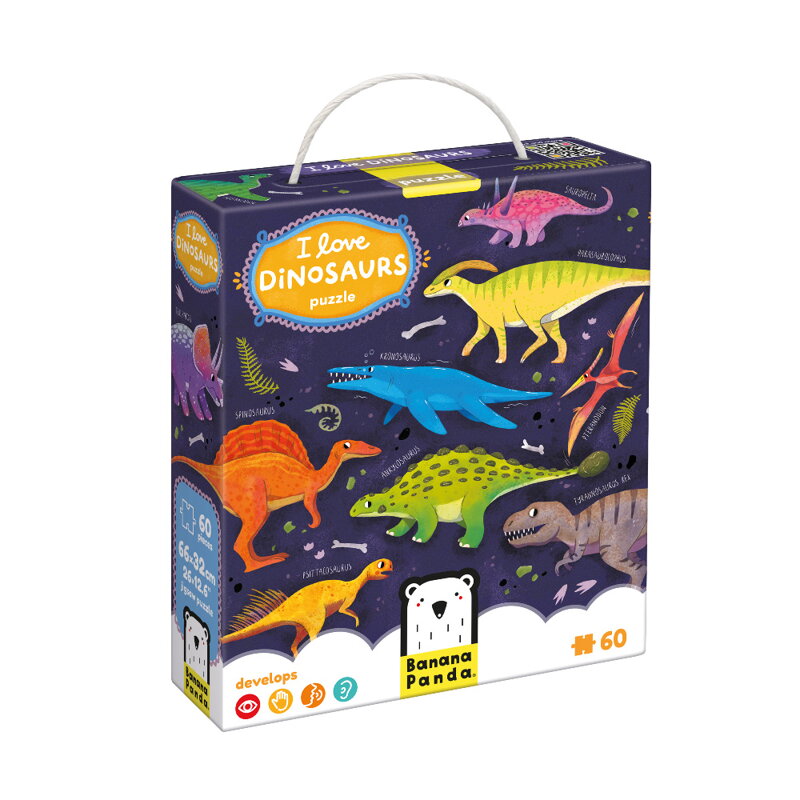 Puzzle milujem dinosaury