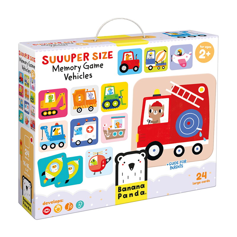 Suuuper veľké pexeso Dopravné prostriedky