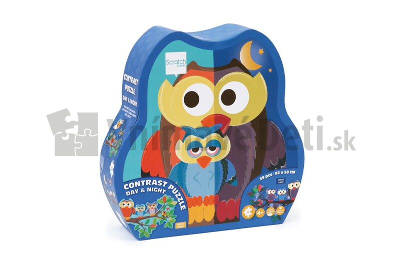 Sova - obojstranné puzzle